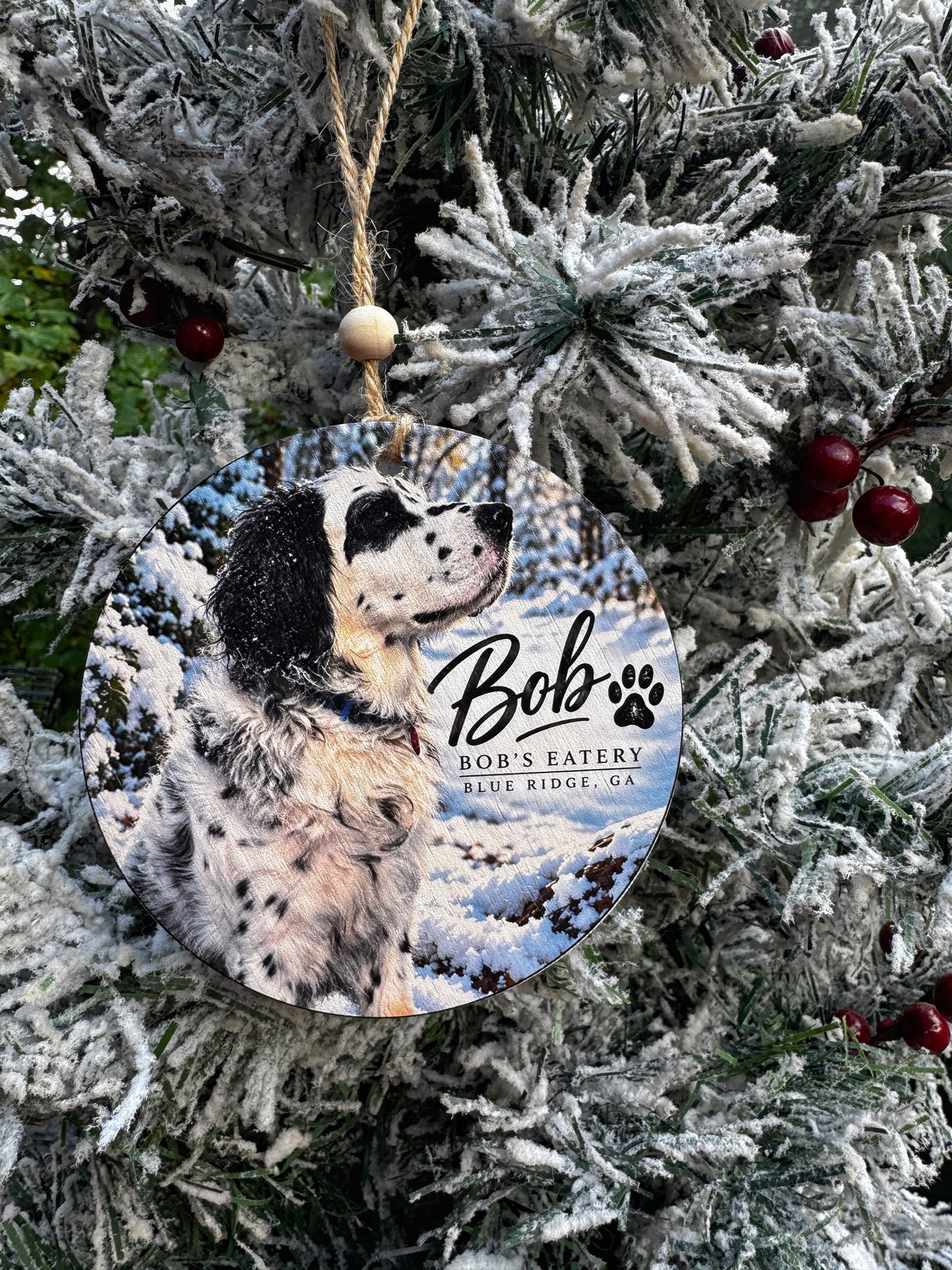 Personalized Pet Photo Ornament Custom Christmas Keepsake