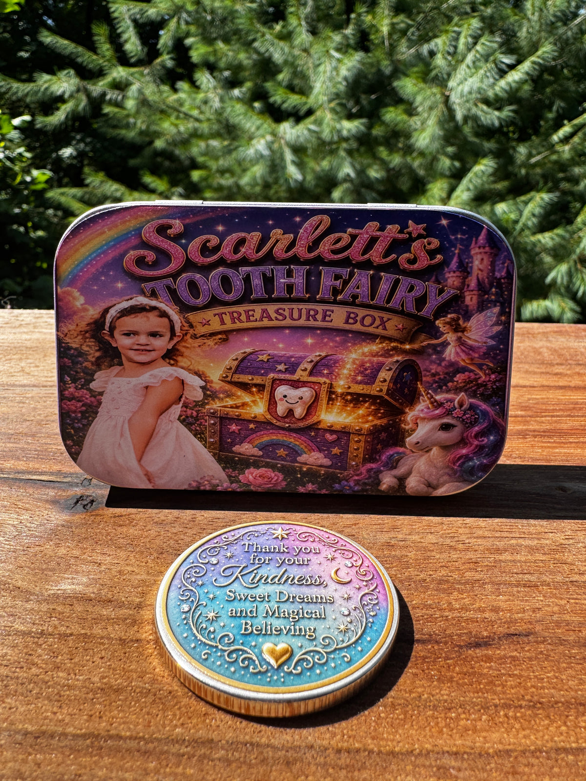 Personalized Tooth Fairy Treasure Box
