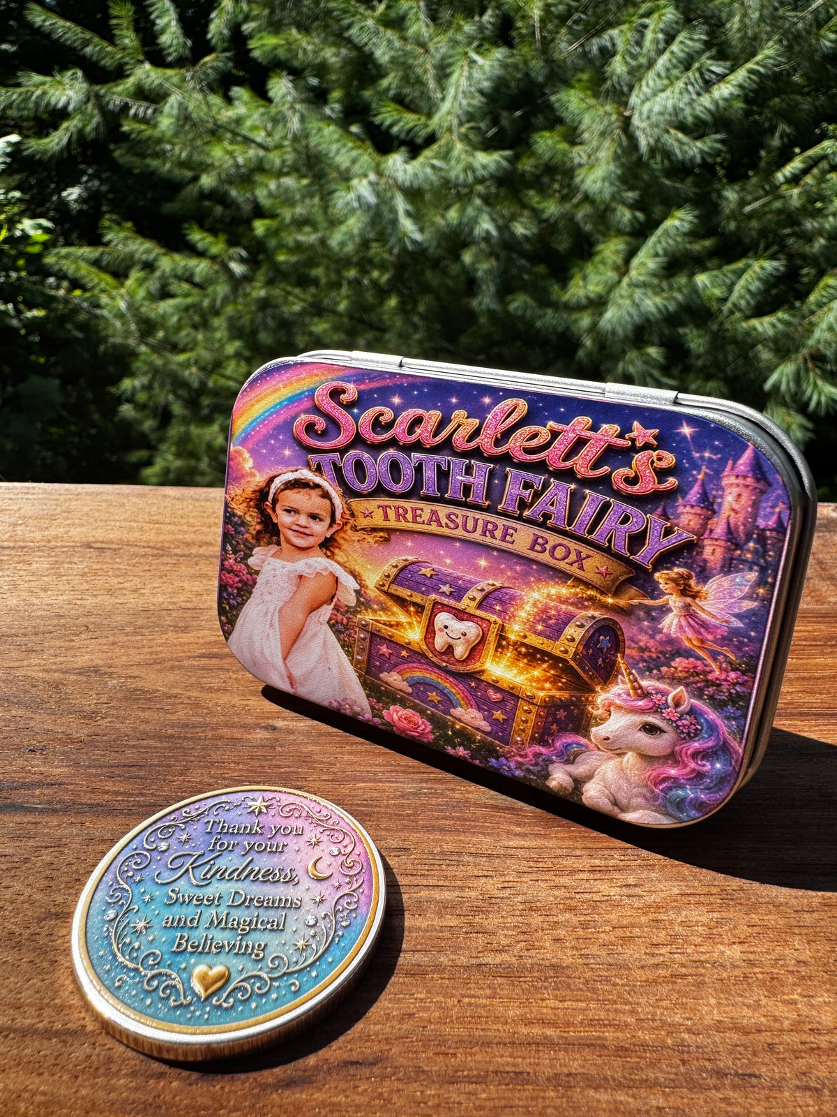 Personalized Tooth Fairy Treasure Box