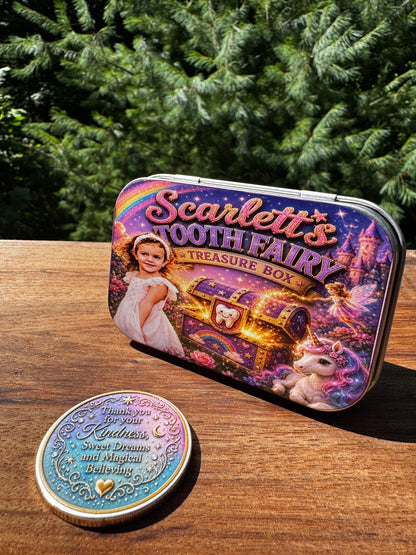Personalized Tooth Fairy Treasure Box