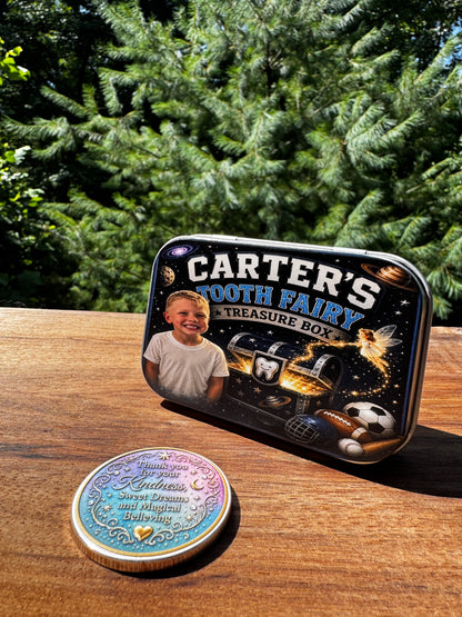 Personalized Tooth Fairy Treasure Box