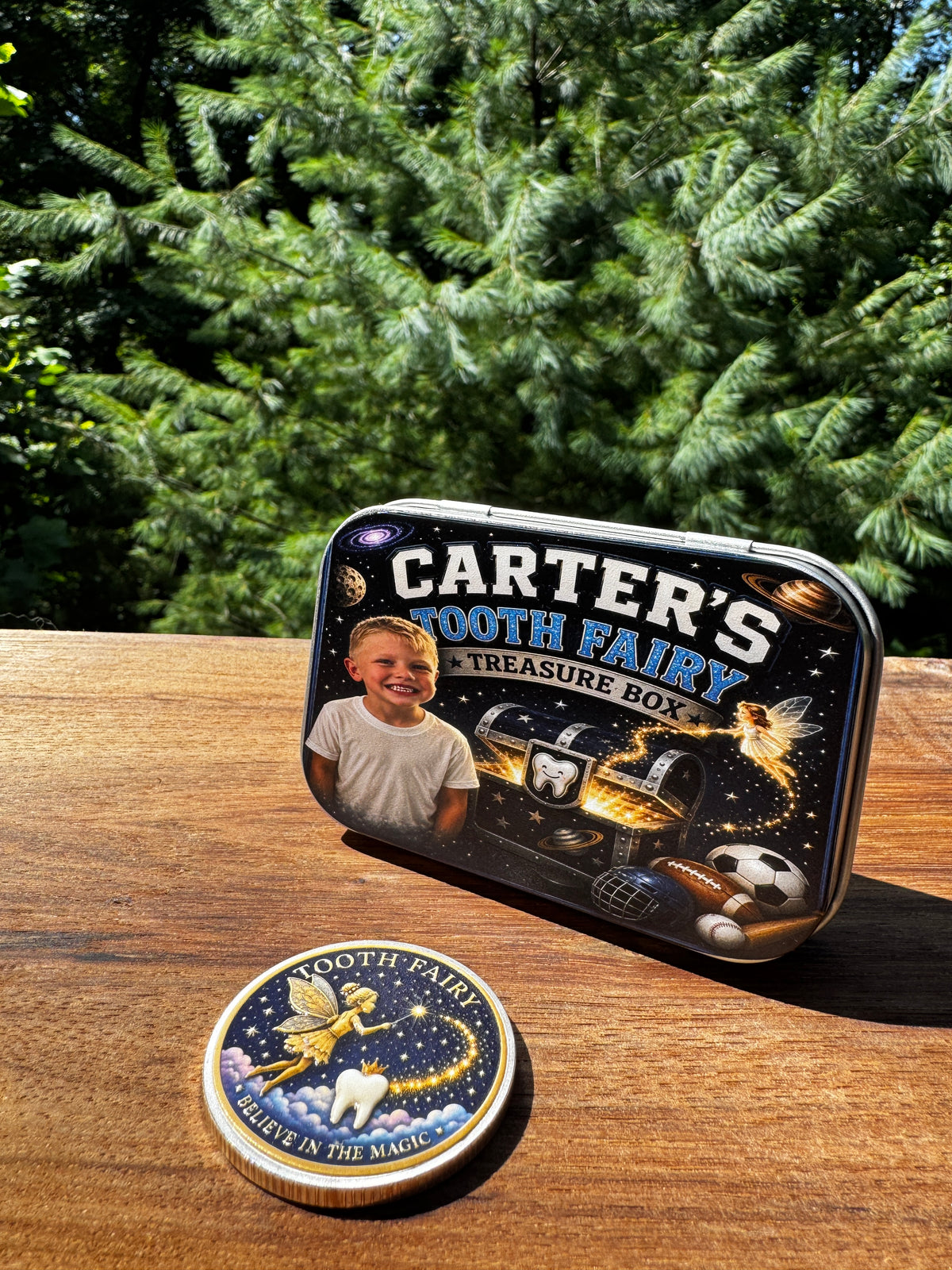 Personalized Tooth Fairy Treasure Box