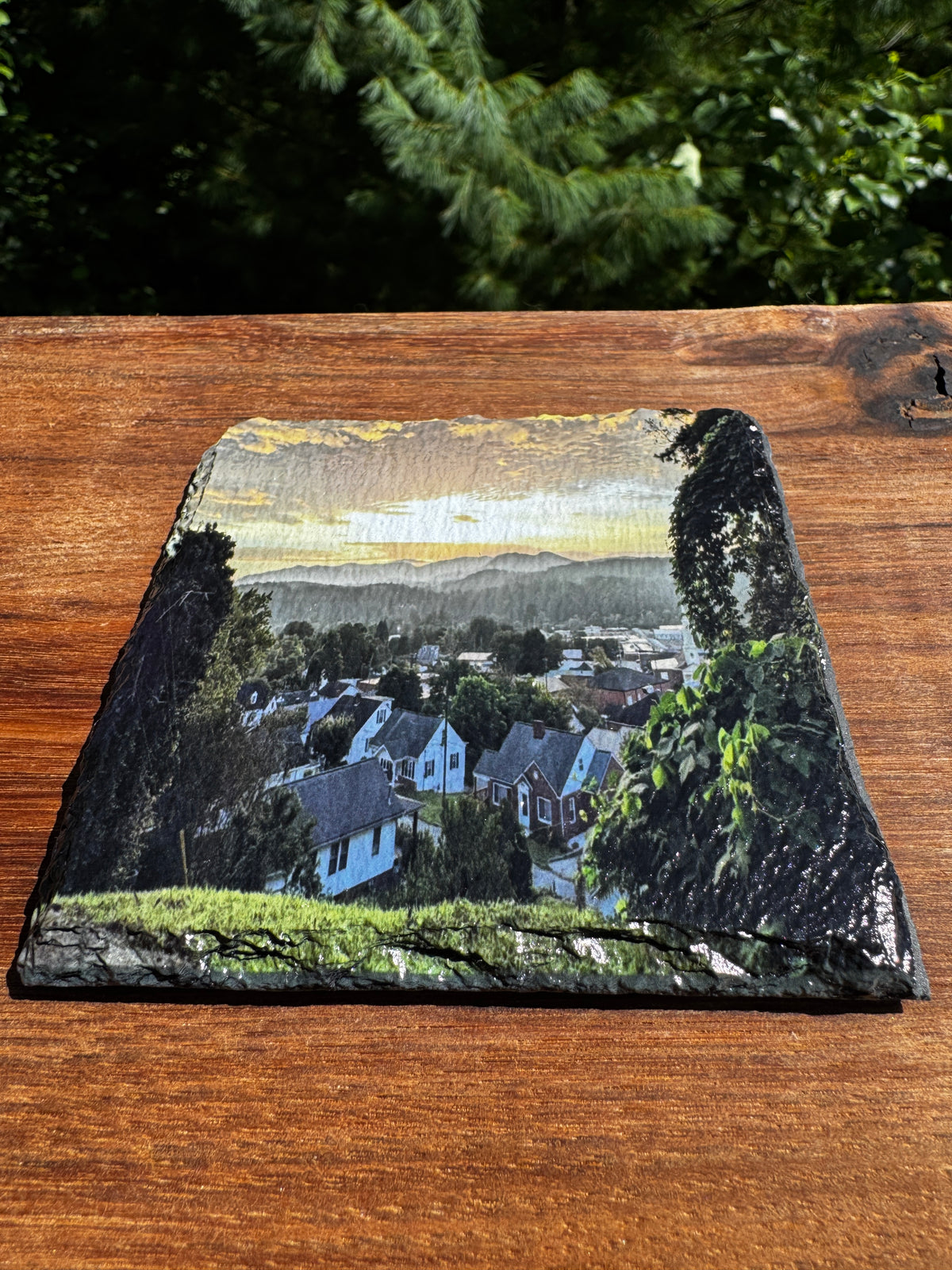 Custom Slate Coasters—Personalized Drink Coasters for Home and Winery Gifts