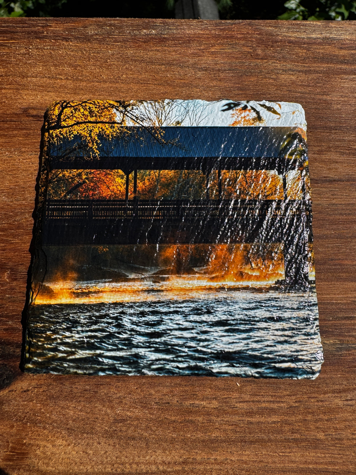 Custom Slate Coasters—Personalized Drink Coasters for Home and Winery Gifts
