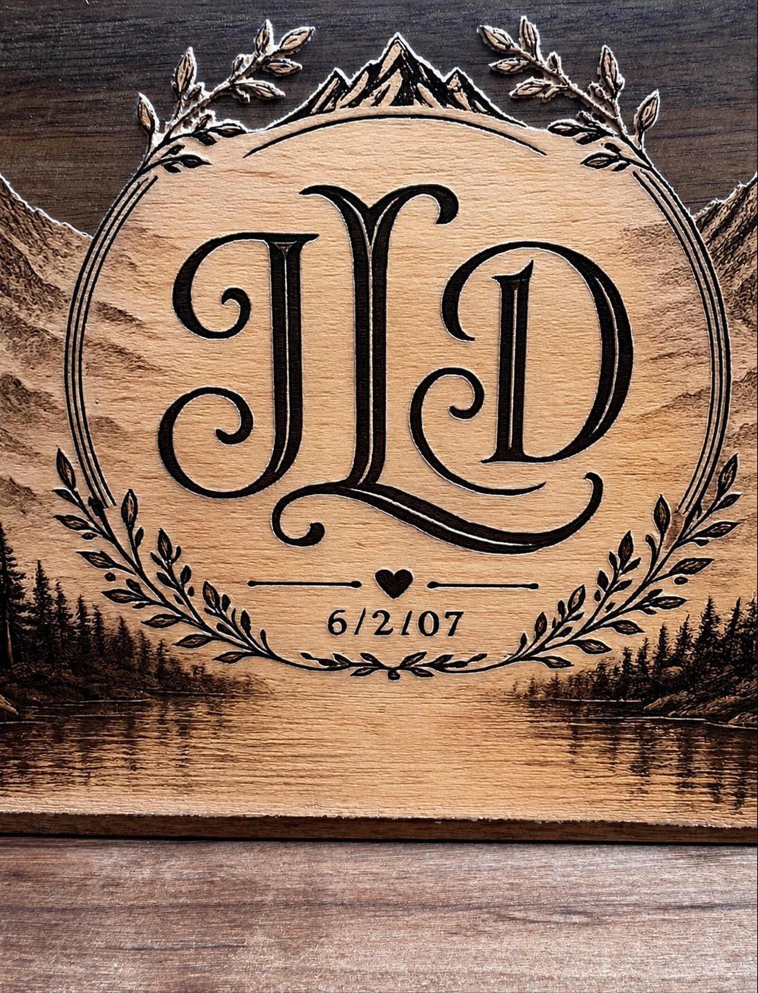 Personalized Acacia Charcuterie Serving Board