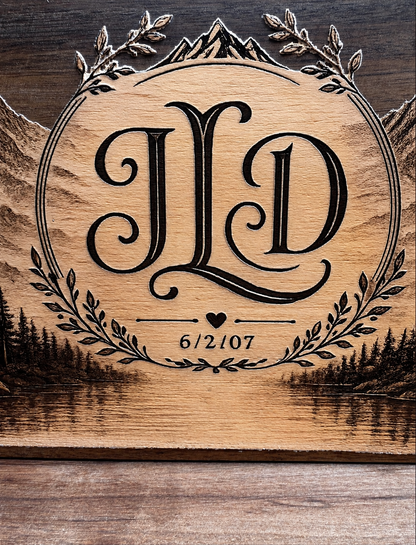 Personalized Acacia Charcuterie Serving Board